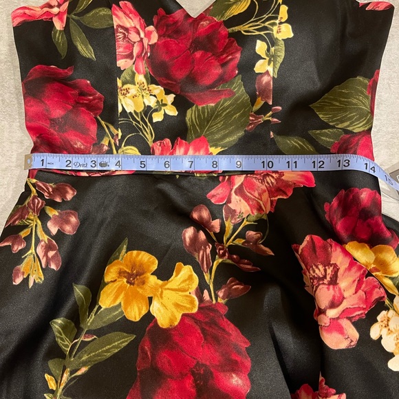 Blondie Nites A-Line Dress Black USA 7 Junior - Picture 7 of 10